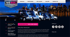 Desktop Screenshot of partybuses.ca